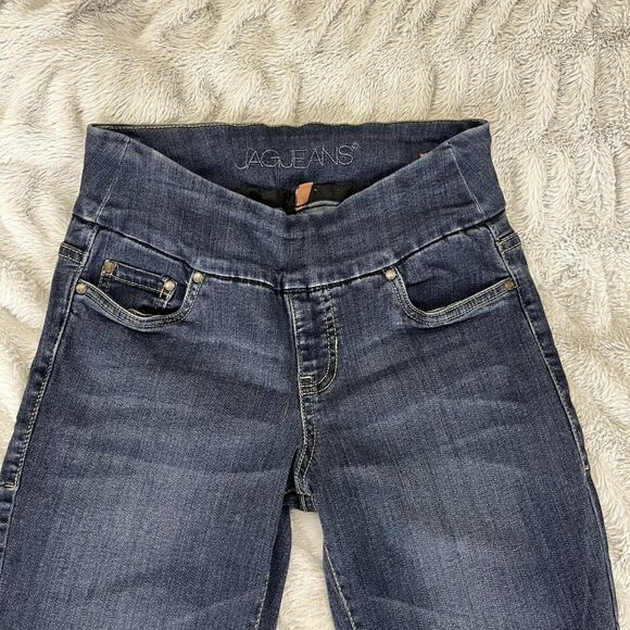 Jag Jeans Womens 4 High Rise Skinny Dark Wash Pull On Jeggings Stretch Everyday - Picture 3 of 10